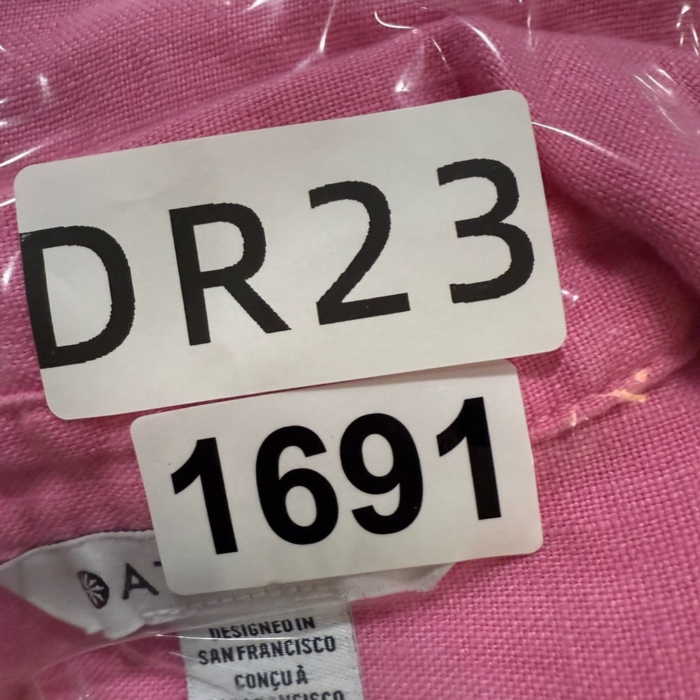 Athleta Vibrant Pink Short Sleeve Shirt women size S - Picture 7 of 7